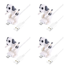 4X Humping Dog USB Charging Cable Funny Fast Charger Type-C Novel Phone Accessory & Stress Relief Toy