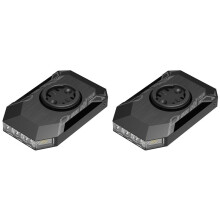 2X CL350 Daytime Running Lights Bike Front Lamp Hanging Version Cycling Flashlight Emergency Bicycle Headlight Light