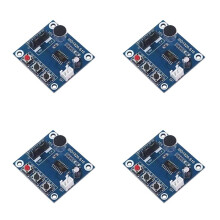 4X Modulo di Registrazione Vocale ISD1820 con Microfono e Altoparlante Scheda di Registrazione e Riproduzione Audio di Alta Qualità