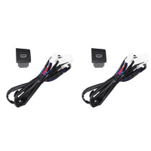 2X Auto-Schnellladebuchse Typ-C PD für Handys, Netzteil für Magotan B6 2007-2011