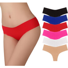 SHEKINI Damen-Slips Unterwäsche Niedriger Bund Set 6er-PAK Unsichtbar Bunt M — shekini damen slips, nahtlose invisible slips