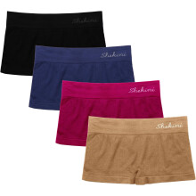 SHEKINI Damenunterwäsche Boxershorts Sportliche Shorts Nahtlos 4er-Pack S — shekiny slip, damen boxer shorts, hipster höschen