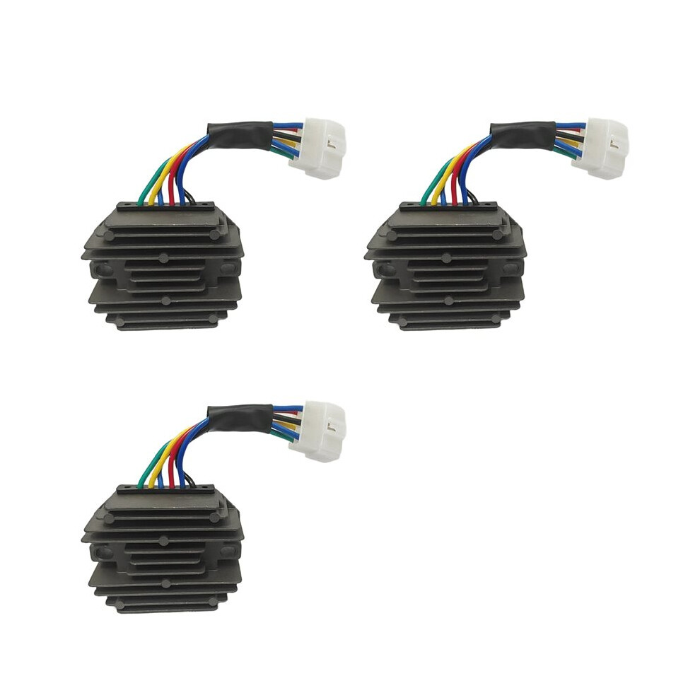 3X 15351-64600 Voltage Regulator Rectifier For Grasshopper Rs5101 Rs5155 15351-64601 15531-64603 Light 6031927154556
