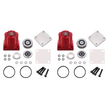 2X 12V 3054608 209940 4024808 3408421 Fuel Shut Off Solenoid with Repair Kit for M11 Engine Stop Solenoid