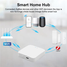 2X Hub Inalámbrico Inteligente EWelink Zigbee 3.0 para Dispositivos Zigbee. Puente Inalámbrico de 2,4 GHz para Hogares Inteligentes.