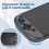 Protective Case for Nintendo Switch 2 Set Screen Protector Detachable Grips Analog Stick Caps — nintendo switch 2 case, heystop switch 2 case 4