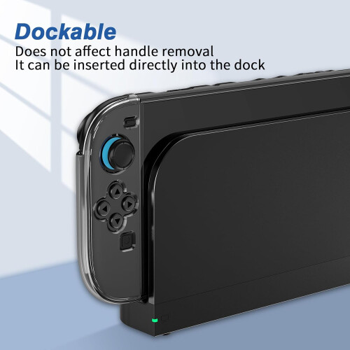 Protective Case for Nintendo Switch 2 Set Screen Protector Detachable Grips Analog Stick Caps — nintendo switch 2 case, heystop switch 2 case 1