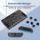 Protective Case for Nintendo Switch 2 Set Screen Protector Detachable Grips Analog Stick Caps — nintendo switch 2 case, heystop switch 2 case 5