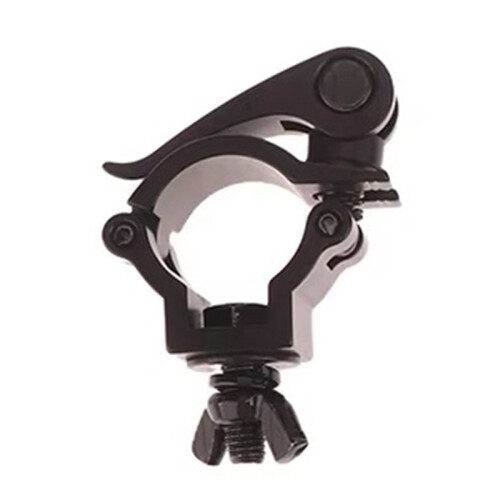 2X Quick Release Single Ring Buckle Clamp Quick Release Clamp Tube Pipe Quick Release Clamp Black 1