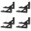 8Pcs Campervan Folding Bracket Table Shelf Motorhome Caravan Black Finish Stainless Steel  Folding Bracket 2