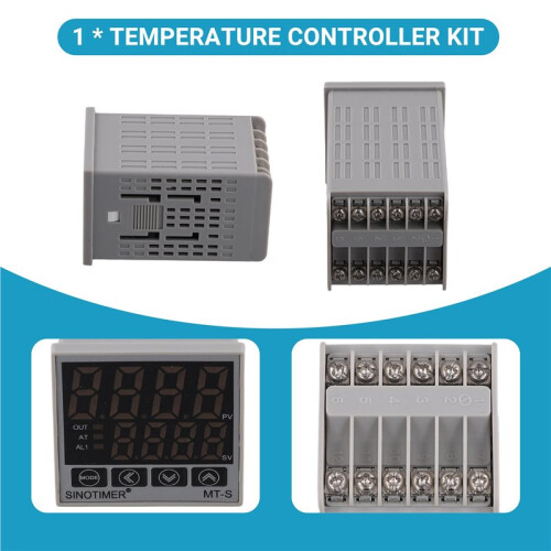 5X  PID Temperature Controller Kit - Intelligent Digital Display, Temperature Controller Thermostat