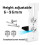 2X GPU Mount Support Bracket  Card Stand Holder GPU Sag Bracket Support White 3