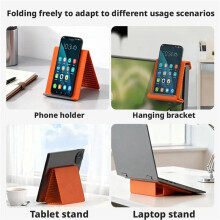 2X Arbitrarily Foldable Deformation Multi Functional Lazy Stand Universal Desktop Holder