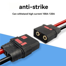 10X QS8-S Hochleistungs-Batterieanschluss, Funkensicherer Goldanschluss, Großer Netzstecker für RC-Pflanzenschutz, Drohnen-Automodell