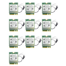 10X RTL8852BE WIreless WIFI Card with Built-in Antenna AX1800 WIFI6 WLAN 802.11ax Bluetooth5.2 Dual-Band 2.4G+5G Wlan