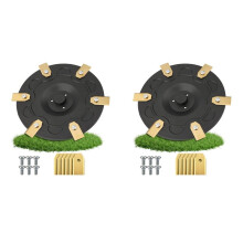 2X Knife Plate+24 Blades Knife Plate for Navimow I105E Cutting Disc Set for Robotic Lawnmower I108E & I110N