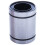 2X LM20UU 20mm Inside Dia Linear Motion  Bush Bearing Bushing Silver 2