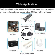 20 Stuks RJ45 Stofkapjes/Stofbeschermers voor Laptop/Computer/Router/Hub-Aansluitingen