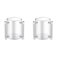 2X Hand Washing Cup Acrylic Round Washing Cup Hand Wash Cup with Two Metal Handles for Jewish Prayer Wash Cup Gift