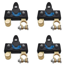 4X Interruptor de Corte de Isolamento de Bateria de Carro 12V 24V Interruptor Anti-Vazamento de Terminal de Bateria Universal