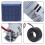 4PCS Current Voltage Hertz Meters, Digital 3In1 22mm Voltmeter Ammeter Hz Meter AC 60-500V Current Frequency Indicator 7