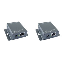 2X Gigabit POE-Injector MAX30W Actieve POE 9-36Vdc in 48Vdc POE-Uitgang Ondersteunt Zonne-, Adapter en Draagbare Oplader.