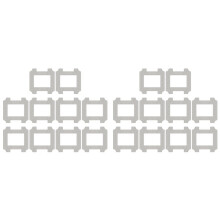 Cleaning Rag for C1 / C1 Station Window Vacuum Cleaner Robot Washable and Reusable Mop Cloth Accessories 20PCS