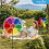 12 Stück Windräder für Den Garten, Bunte Blumen-Regenbogen-Gartenwindmühle, Windrasen-Windräder, Gartenwindmühlen 4