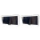 2X Sun Visor LED Makeup Mirror, Rechargeable Led Mirror with Dimmable Touch Screen, Makeup Mirror with 3 Light Modes, 1