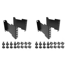 2X Extensor de Profundidade de Rack de Servidor 2U - Kit Adaptador de Montagem em Rack Embutido de 4 Polegadas de Profundidade para Rack de Rede