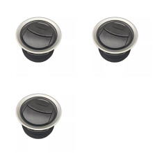 3X Luftauslassdüse für Armaturenbrett DK49-64930-B91 8A6HAQ18B09 für Fiesta 2006-2016, Lüftungsgitter, Diffusor 1781738