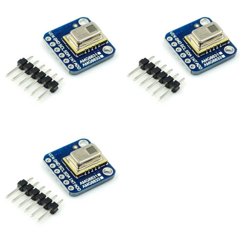 3X AMG8833 IR 8x8 Thermische Imager Array Temperatuur Sensor Module 8x8 Infrarood Camera Sensor