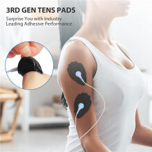 30 Paar Elektrodenpads, 3,5 mm Vervangende Pads voor Elektrotherapie, Meer Dan 30 Keer Herbruikbaar