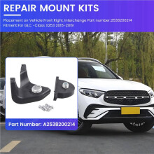 2X Kits de Support de Réparation de Phares Avant de Voiture pour - Classe GLC X253 2015-2019 Support Griffe Fixe A2538200214 R