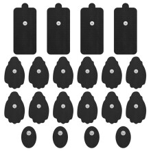 30 Pairs Unit Electrode Pads ,3.5mm Snap Replacement Pads for Electrotherapy Reuse More Than 30 Times