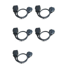 5szt. 0,5 M OBD2 16-Stykowy Przedłużacz Kabla Samochodowego OBD Connect Extend Adapter ELM327 OBD II OBD2 Przewód Przedłużający Złącze