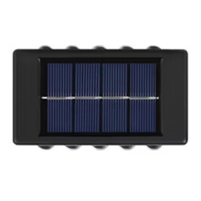 10X Luce Solare da Parete per Esterni, Impermeabile, Decorazione da Giardino, Luci da Parete, Luce da Parete, Impermeabile, Lampada Solare da Parete