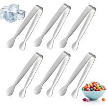 18  Petites Pinces Minuscules, Petites Pinces en Acier Inoxydable de 4,25 Pouces pour Servir des Aliments, Cuisine Durable en Acier Inoxydable 304