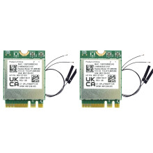 2X RTL8852BE WIreless WIFI Card with Built-in Antenna AX1800 WIFI6 WLAN 802.11ax Bluetooth5.2 Dual-Band 2.4G+5G Wlan