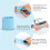 Wearable Nurse Notepad Wristbands, 4 Pack Silicone Reminder Bracelet Write  Memo, 4