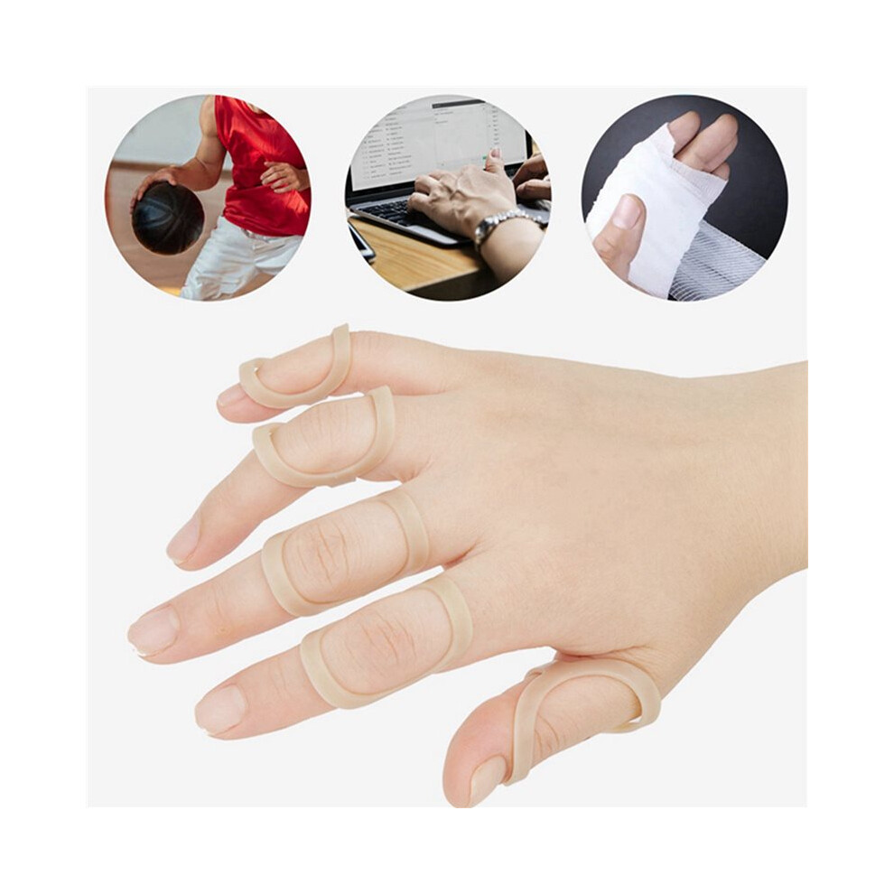 D Finger Splintl, Finger Splint, Support and Protection for Arthritis, Finger Stabilizer Brace 6-Pack
