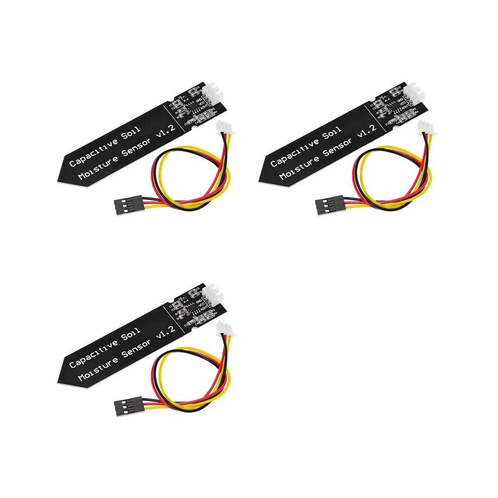 3X Capacitive Soil Moisture Sensor Module, For Garden Plant Monitoring Capacitive Soil 6032343220399