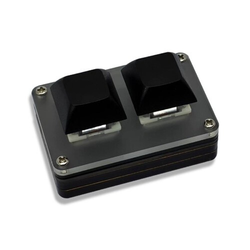 2X 2-Key  Keyboard Copy & Paste Programmable Custom OSU Gaming Mechanical Keyboard with RGB Light