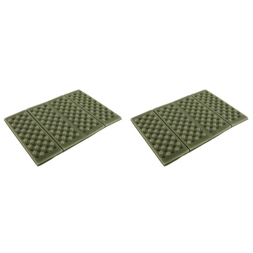 2X Green Moisture Resistant Pad Foldable Outdoor Camping Moisture Resistant Pad