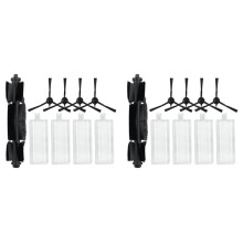 2 Sets voor  Tapo RV-30  Robotstofzuiger Vervanging Hoofdzijborstel HEPA-Filter Reserveonderdelen Accessoires