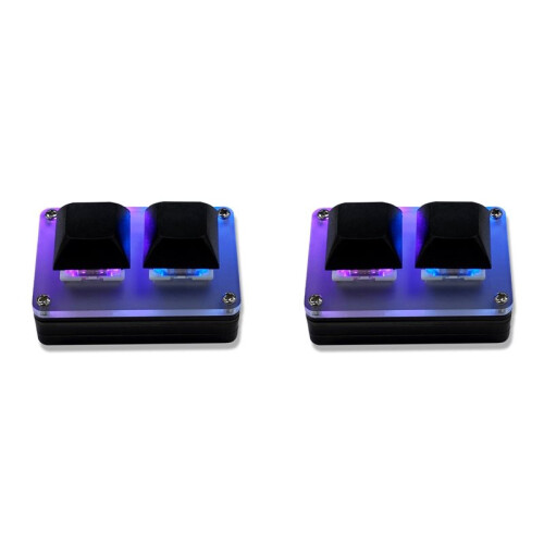 2X 2-Key  Keyboard Copy & Paste Programmable Custom OSU Gaming Mechanical Keyboard with RGB Light