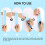 Wearable Nurse Notepad Wristbands, 4 Pack Silicone Reminder Bracelet Write  Memo, 6