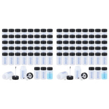 120PCS 56.7g Touch Paint Containers - Empty Paint Touch Bottles with Brush, Mixing for Fixing Car Scratches