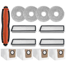 2 Set Compatible with Robot Vacuum 5 / OV31GL, Robot Vacuum 5 Pro / OV21GL Tricut Main Brush Filter Mop Cloth Bag