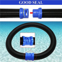 2X für Mx6 Mx8 Schwimmbadsystem R0527700 Schwimmbadreiniger-Verriegelungsschlauch Schwimmbadreinigungsschlauch, Schwarz